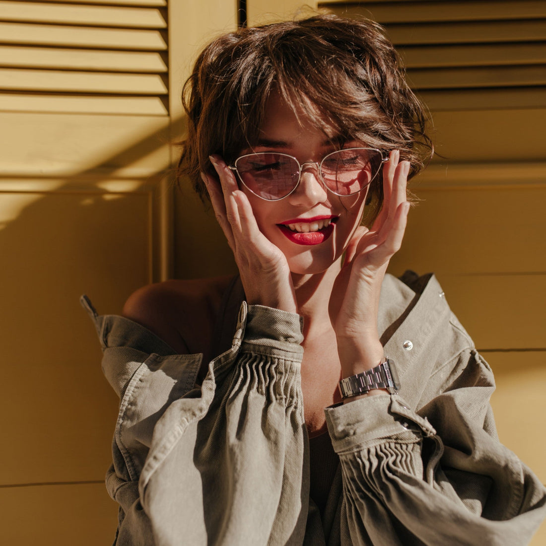 Taupe Eyeglasses